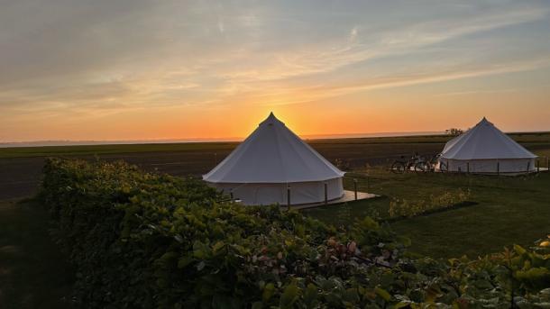 Glamping, Hjarnø Camping