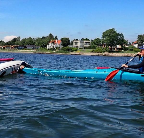 Kayaking on Horsens Fjord at Stensballe